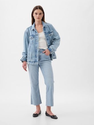 High Rise Kick Fit-jeans