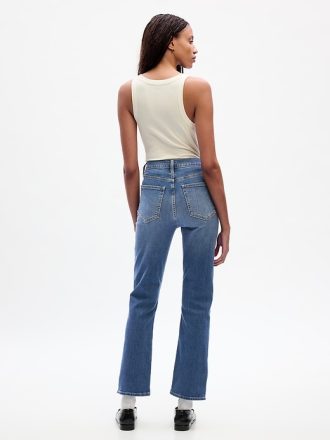 High Rise Kick Fit-jeans