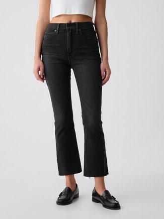 High Rise Kick Fit-jeans