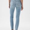 High Rise Patchwork Vintage Slim Jeans