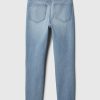 High Rise Patchwork Vintage Slim Jeans
