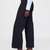 High Rise Stride Wide Leg Ankel Khakis