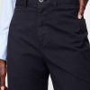 High Rise Stride Wide Leg Ankel Khakis