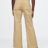 High Rise Stride Wide Leg Ankel Khakis