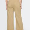 High Rise Stride Wide Leg Ankel Khakis