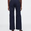 High Rise Stride Wide Leg Ankel Khakis