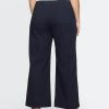 High Rise Stride Wide Leg Ankel Khakis