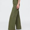 High Rise Stride Wide Leg Ankel Khakis