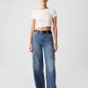 High Rise Stride Wide-Leg Cargo Jeans