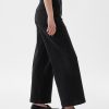 High Rise Stride wide-leg ankel jeans