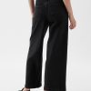 High Rise Stride wide-leg ankel jeans