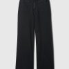 High Rise Stride wide-leg ankel jeans