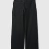 High Rise Stride wide-leg ankel jeans