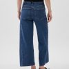 High Rise Stride wide-leg ankel jeans