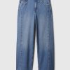 High Rise Stride wide-leg ankel jeans