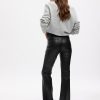 High Rise Vegan Leather 70-tal Flare Pants