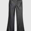 High Rise Vegan Leather 70-tal Flare Pants