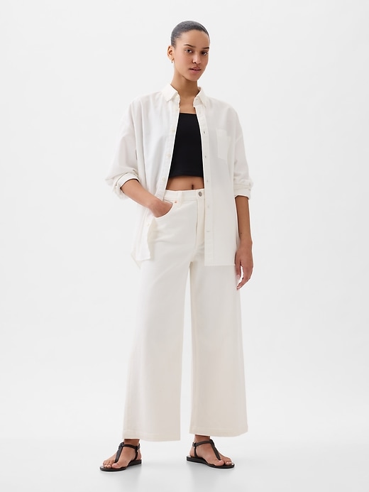High Stride wide-leg ankel jeans High Stride wide-leg ankel jeans