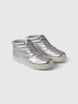 High-Top Metallic Sneakers för barn