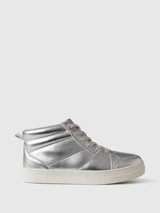 High-Top Metallic Sneakers för barn