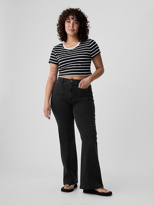 Höga 70-tals flare jeans Höga 70-tals flare jeans