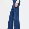 Höga 70-tals flare jeans