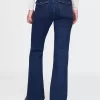 Höga 70-tals flare jeans