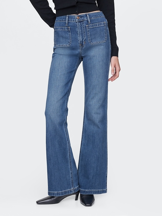 Höga 70-tals flare jeans Höga 70-tals flare jeans