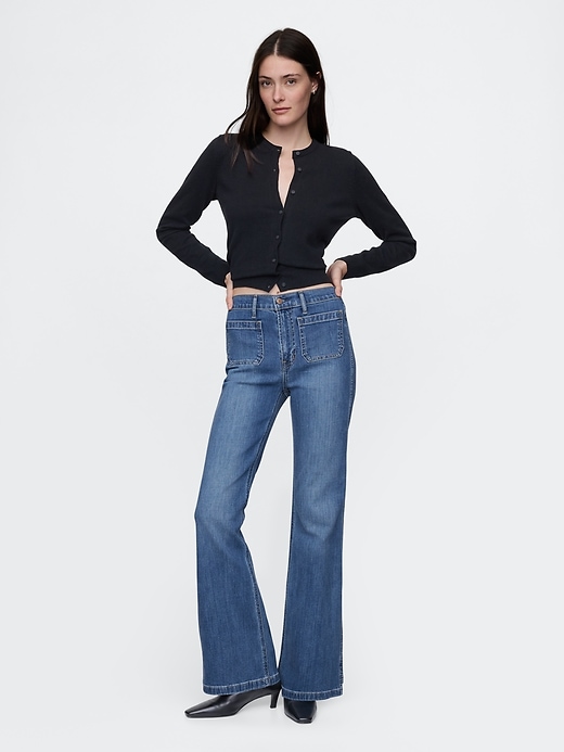 Höga 70-tals flare jeans Höga 70-tals flare jeans