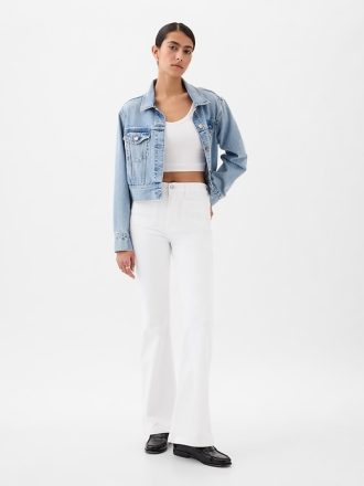 Höga 70-tals flare jeans