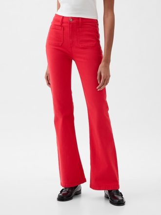 Höga 70-tals flare jeans