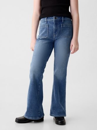 Höga 70-tals jeans för barn