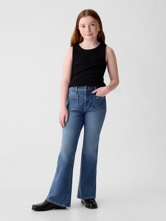 Höga 70-tals jeans för barn