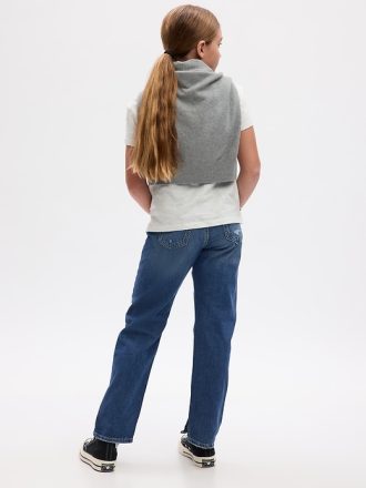 Höga 90-tals lösa jeans för barn