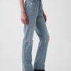 Höga styva raka jeans från 90-talet Höga styva raka jeans från 90-talet