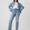 Höga styva raka jeans från 90-talet Höga styva raka jeans från 90-talet