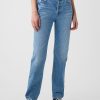 Höga styva raka jeans från 90-talet Höga styva raka jeans från 90-talet