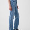 Höga styva raka jeans från 90-talet Höga styva raka jeans från 90-talet