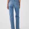 Höga styva raka jeans från 90-talet Höga styva raka jeans från 90-talet