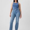 Höga styva raka jeans från 90-talet Höga styva raka jeans från 90-talet