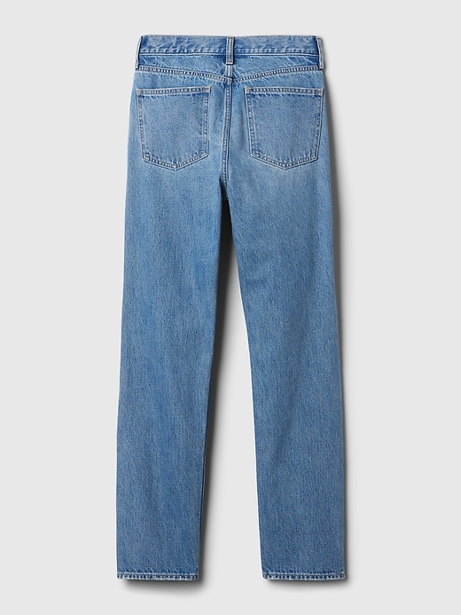 Höga styva raka jeans från 90-talet Höga styva raka jeans från 90-talet