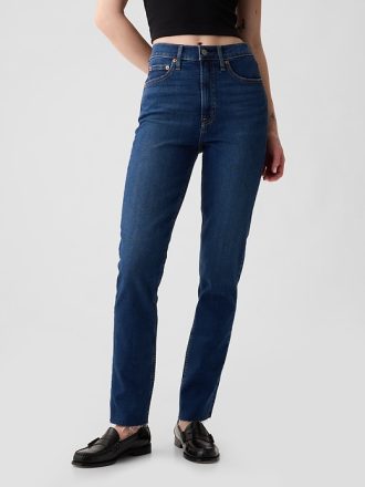 Höga vintage smala jeans