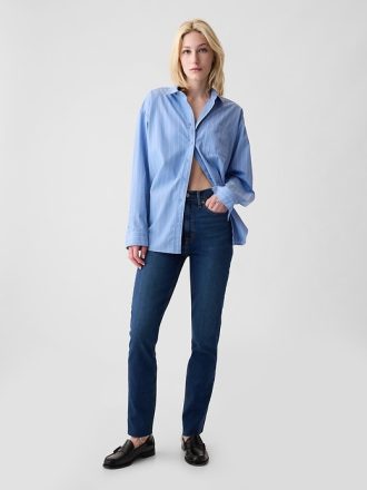 Höga vintage smala jeans