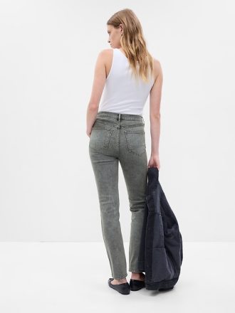Höga vintage smala jeans