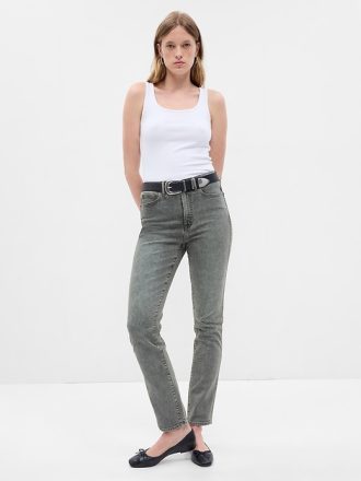 Höga vintage smala jeans