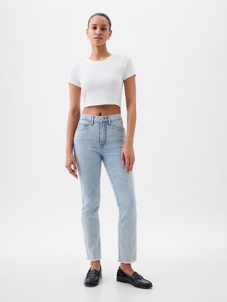Höga vintage smala jeans