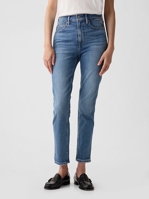 Höga vintage smala jeans Höga vintage smala jeans