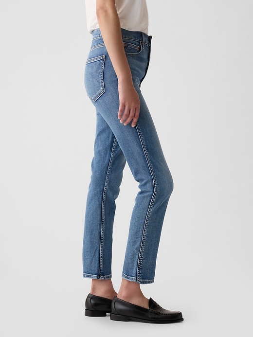 Höga vintage smala jeans Höga vintage smala jeans