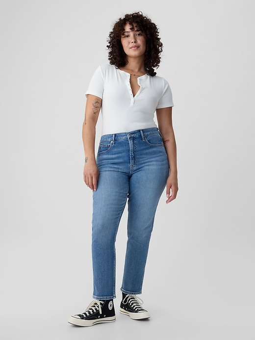 Höga vintage smala jeans Höga vintage smala jeans