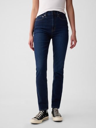 Höga vintage smala jeans